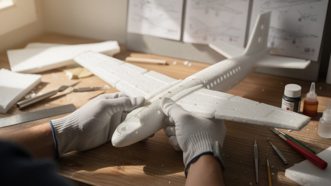 Construire un avion en polystyrène pour les débutants